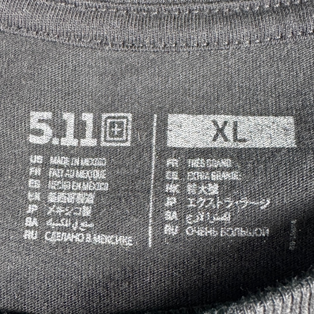 5.11 Tactical Women's XL‎ Long Sleeve Graphic Tee Black - Picture 3 of 8